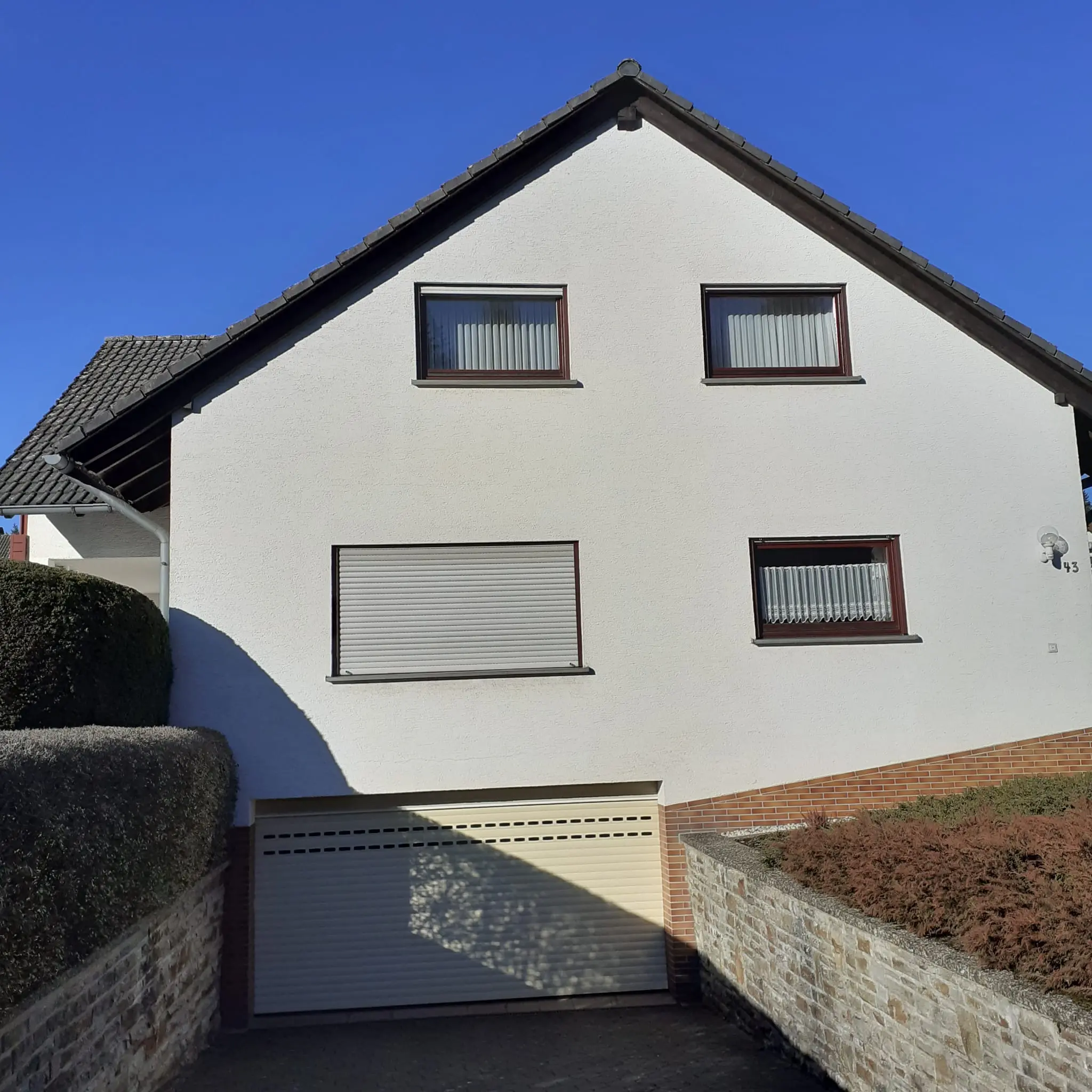 Dach vorher/nachher Reinigung